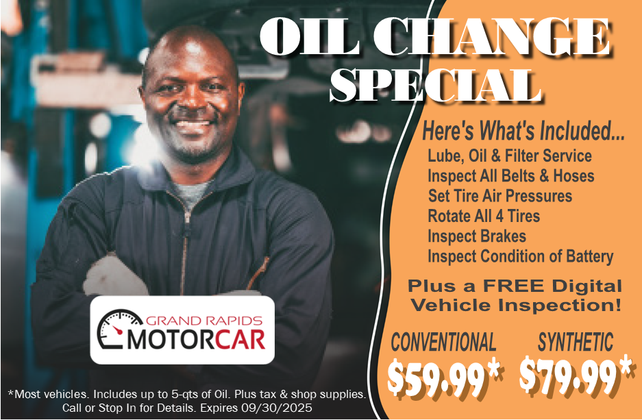 Oil Change Special | Grand Rapids Motorcar
